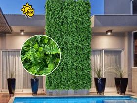 Kit 23 Placas Artificiais Premium UV 60X40 jardim suspenso Permanente com proteção contra raios solares Kit 23 Placas Artificiais Premium UV 60X40 jardim suspenso Permanente com proteção contra raios solares