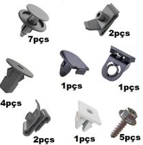 Kit 23 Presilhas Grampos Parabarro Dianteiro Yaris 2018 2019 Kit 23 Presilhas Grampos Parabarro Dianteiro Yaris 2018 2019