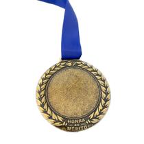 Kit 230 Medalha Centro Liso Honra Mérito Ouro Prata Bronze - CRESPAR