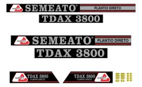 Kit 24 Adesivos Compatível Semeato TDAX 3800 Kit 24 Adesivos Compatível Semeato TDAX 3800