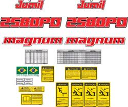 Kit 24 Adesivos Vinil UV Compatível Jumil Magnum 2580 PD Kit 24 Adesivos Vinil UV Compatível Jumil Magnum 2580 PD