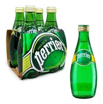 Kit 24 Água Perrier C/ Gás Gaseificada Importada Vidro 330ml