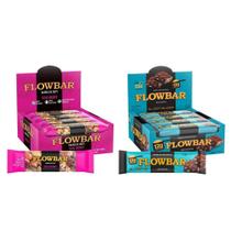 Kit 24 Barrinhas Flowbar Nuts Goji Berry/ Proteína Brownie