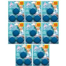 Kit 24 Blocos Sanitário Triplo para Caixa Acoplada 45g Azul - Marine Nova Frescor Kit 24 Blocos Sanitário Triplo para Caixa Acoplada 45g Azul - Marine Nova Frescor