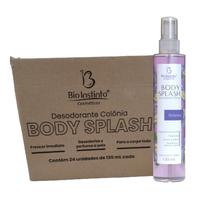 Kit 24 Body Splash Colônia Ameixa 130Ml - Bio Instinto