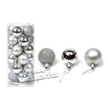Kit 24 Bola Enfeite De Natal Para Arvore Decoração Festa 4cm