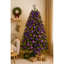 Kit 24 Bolas De Natal Fosco E Brilhoso Lisa Decora Enfeite Arvore