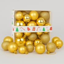 Kit 24 Bolas De Natal Natalinas Decorativa Árvore De Natal Enfeite Natalinos Bolinhas 4cm 6cm 8cm 10cm Vermelha Dourada Com Cordão Decoração Pendente Kit 24 Bolas De Natal Natalinas Decorativa Árvore De Natal Enfeite Natalinos Bolinhas 4cm 6cm 8cm 10cm Vermelha Dourada Com Cordão Decoração Pendente