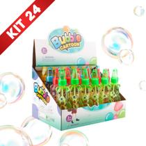 Kit 24 Bolha Sabão Urso Apito Infantil Passeio Parque Festas Brinde Diversão Praia Brinquedo Passeio