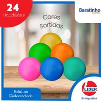 Kit 24 Bolinhas Anti Stress Apertar Lisa Fisioterapia