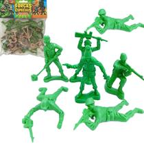 Kit 24 Bonecos Miniatura Soldados Brinquedo Infantil