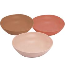 Kit 24 Bowls Cumbucas Bambu Organic Lyor 13x4cm Sobremesas Petiscos Cereais