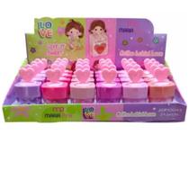 Kit 24 Brilho Labial Infantil Love MP10043 - Maria Pink Kit 24 Brilho Labial Infantil Love MP10043 - Maria Pink