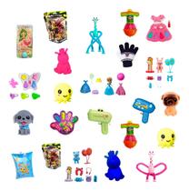Kit 24 Brinquedos Variados Infantil Lembrancinha Festa Prenda Pescaria Aniversário