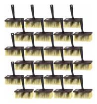 Kit 24 Broxa Para Pintura Pedreiro Retangular Roma 15x5,5 Cm