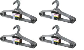 Kit 24 Cabides Pendura Mais Plásticos Sanremo