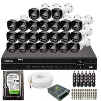 Kit 24 Câmeras Intelbras 1120b Full Color, Dvr 32ch Mhdx 1232 Hd 1 tb Kit 24 Câmeras Intelbras 1120b Full Color, Dvr 32ch Mhdx 1232 Hd 1 tb