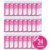 Kit 24 Cera Epilatória Roll-On Rosa 100g Depilflax Kit 24 Cera Epilatória Roll-On Rosa 100g Depilflax
