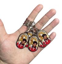 Kit 24 Chaveiros Carlo Acutis Chapa Simples