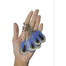Kit 24 Chaveiros Nossa Senhora Aparecida Simples Chapa Prateado Kit 24 Chaveiros Nossa Senhora Aparecida Simples Chapa Prateado