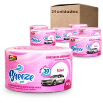 Kit 24 Cheirinhos Aromatizante Breeze Gel Talco Proauto 60g