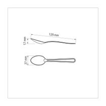 Kit 24 Colher de Chá Inox Buzios - Tramontina Kit 24 Colher de Chá Inox Buzios - Tramontina