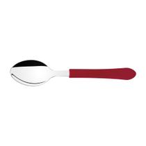Kit 24 Colher de Mesa Inox Vermelho Tramontina Leme