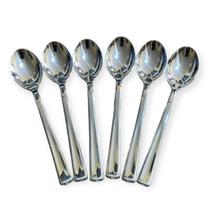 Kit 24 Colheres Prata Descartável 12,8Cm Doces Bolo Café