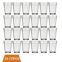 Kit 24 Copo Americano Vidro Transparente 300ml Cerveja Nadir Kit 24 Copo Americano Vidro Transparente 300ml Cerveja Nadir