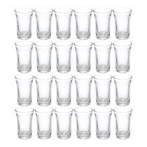 Kit 24 Copo de Shot Dose Vidro Transparente Copinho para Cachaça Tequila Base Resistente 40ml Haüskraft Kit 24 Copo de Shot Dose Vidro Transparente Copinho para Cachaça Tequila Base Resistente 40ml Haüskraft