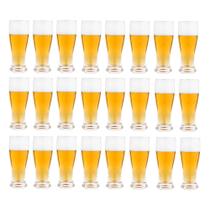 Kit 24 Copo De Vidro Tulipinha Tulipa 200ml Cerveja Chopp Pilsen Restaurante Bar Versátil Resistente
