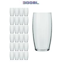 Kit 24 Copos 300ml Vidro Oca Água Nadir Transparente Suco