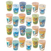 Kit 24 copos baby dino 280 ml para lembrancinhas de aniversário colecionável reutilizável resistente Kit 24 copos baby dino 280 ml para lembrancinhas de aniversário colecionável reutilizável resistente
