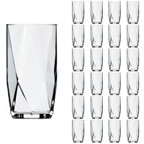 kit 24 Copos De Vidro Lond Drink 360ML Topazio Transparente