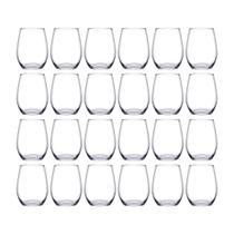 Kit 24 Copos De Vidro Transparente Redondo Amber 440ml Kit 24 Copos De Vidro Transparente Redondo Amber 440ml