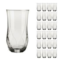 Kit 24 Copos Ópera Duravel Redondo 360ml Transparente Nadir