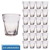 Kit 24 Copos Shot Dose Vidro Tequila Vodka Cachaça 45mL Bar