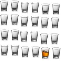 Kit 24 Copos Shot Vidro Dose Copinhos Cachaça Tequila Vodka