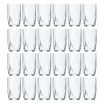 Kit 24 Copos Topázio 360ml Vidro Água Suco Nadir Figueiredo