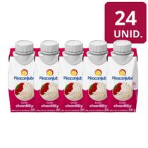 Kit 24 Creme de Leite Bate Chantily Piracanjuba 200g
