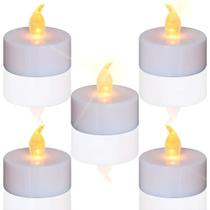 Kit 24 De Led Eletrônica Decorativa Vela De Led Artificial