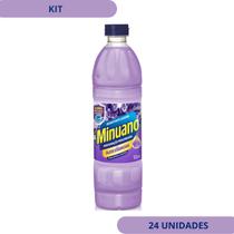 Kit 24 Desinfetante Perfumado Minuano Lavanda 500ml