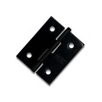 Kit 24 Dobradiça Preta Porta / Janela Pino Solto Real 1,5"