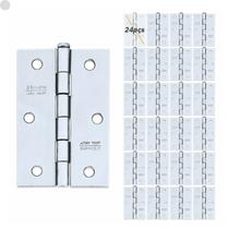Kit 24 Dobradiças Ferro Zincado 850 4" Silvana Kit 24 Dobradiças Ferro Zincado 850 4" Silvana