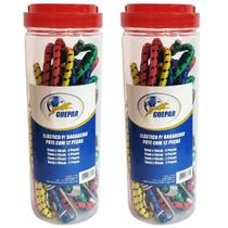 Kit 24 Elásticos Para Bagageiro Carga Moto Bike Gancho Metal