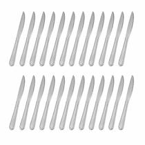 Kit 24 Facas Churrasco Inox 21cm