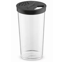 Kit 24 Farinheiros Porta Temperos Farofa UZ 500ml Condimentos Restaurantes Lancherias Pretos