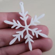 Kit 24 Flocos de Neve 3D Natalinos Enfeite de Árvore de Natal Decorativo Kit 24 Flocos de Neve 3D Natalinos Enfeite de Árvore de Natal Decorativo