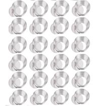 Kit 24 Formas Lisa Tortinha Torta Flanders Fundo Removível