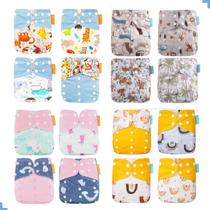 Kit 24 Fraldas De Pano Ecológicas + 36 Absorventes + 1 Saco Kit 24 Fraldas De Pano Ecológicas + 36 Absorventes + 1 Saco